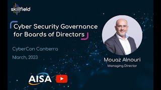 Cyber Security Governance for Boards of Directors | Mouaz Alnouri