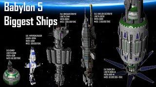 Biggest Spaceships of Babylon 5 - Earth & Interstellar Alliance