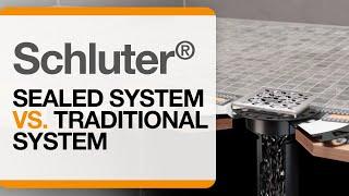 Shower Systems: Schluter® Sealed System vs. Traditional System