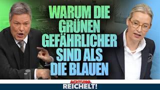 Wenn man AfD und Grüne mal ehrlich vergleicht, dann... | Achtung, Reichelt! vom 16.12.24