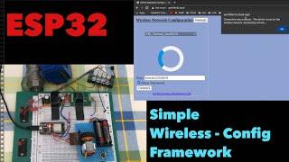 ESP32 / Arduino Simple Web Based Wireless Configuration Framework - old