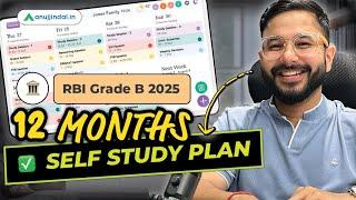 RBI Grade B 2025 | 365 Days Preparation Strategy | Self Study Plan | Sources | Anuj Jindal