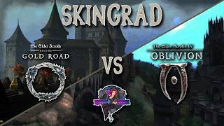 ESO Skingrad Gold Road 2024 vs Oblivion 2006 | Side by side direct comparisons!