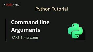 Command Line Arguments in Python | Python argv Using sys Module | Python Tutorial in Hindi