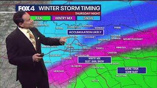 Dallas weather: When to expect snow, how it will affect your weekend plans