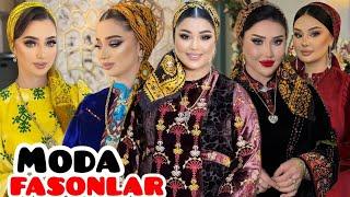 Owadan moda fasonlar | Taze turkmen moda koynek fasonlar | Gelin gyzlara stilni dizayynly fasonlar