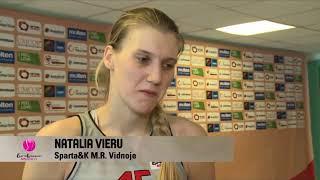 Post game reaction Natalia Vieru Euroleague Women 2013