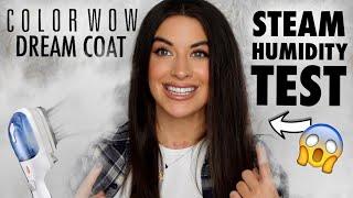 Does Color Wow DREAM COAT work? | supernatural spray HUMIDITY TEST & SHINE REVIEW!