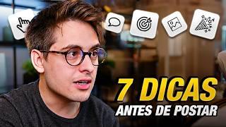 ANTES de POSTAR no Instagram, faça essas 7 coisas!