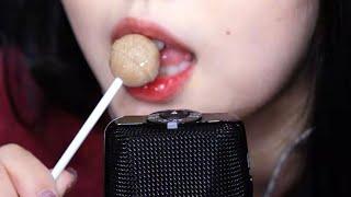 ASMR Lollipop Candy 棒棒糖！嗦一嗦再嚼一嚼，嚼糖的聲音超好聽！【阿睡睡】