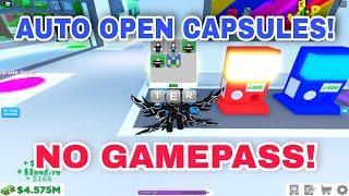 How To Auto Open Capsules in Arcade Empire with NO GAMEPASS! (Roblox)