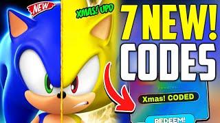 ️XMASCODES️SONIC SPEED SIMULATOR ROBLOX CODES 2023 - SONIC SPEED SIMULATOR CODES