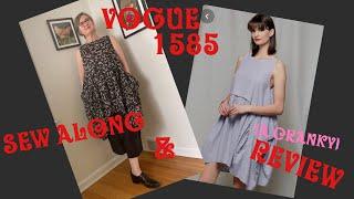 Sew Along: Vogue 1585 Rachel Comey Dress/tunic