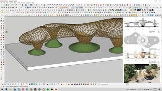 Create organic shapes in sketchup