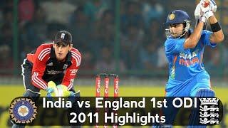 India vs England 1st ODI 2011 at  Hyderabad