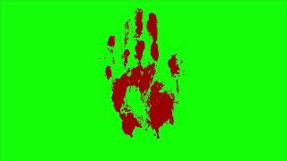 Horror Green Screen  Blood and Gore Green Screen