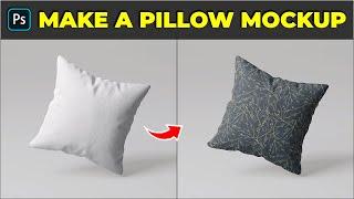 How to create a pillow mockup with a shine - Photoshop Tutorial