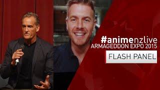 Armageddon Expo 2015: AUCKLAND - Sunday, Flash : John Wesley Shipp & Rick Cosnett [#animenzlive]