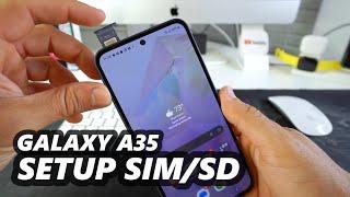 How To Install SIM & SD Card into Samsung Galaxy A35 5G