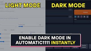 INSTANTLY Enable Dark Mode & Themes In Stable Diffusion | Automatic1111