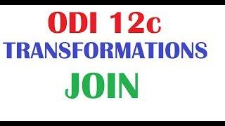 ODI 12c Tutorial 18 Mapping Components  Join Transformations