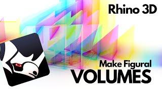 How to Make Figural Volumes In Rhino Tutorial