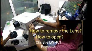 How to open and repair Christei LW-401 projector