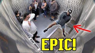 EPIC Elevator Fart Prank! with @gilstrap & @TheSharter