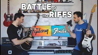 Battle Of The RIFFS: LES PAUL vs STRATOCASTER