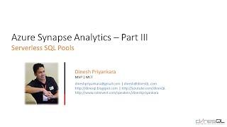Azure Synapse Analytics – Part III - Serverless SQL Pool