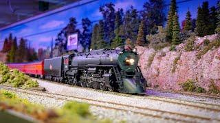 Awesome HO Scale Model Trains with Steam Locomotives