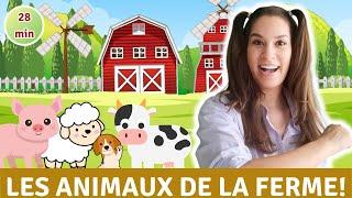 Les Animaux de la Ferme | Learn Farm Animals in French | Educational Videos for Toddlers