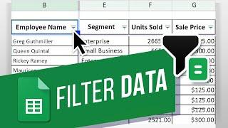 How to Filter Spreadsheet Data in Google Sheets | How to Create Filters in Google Sheets