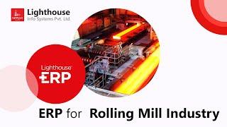 Best ERP Software for Rolling Mill Industry | Lighthouse Info Systems | ERP