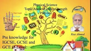 Ancient units of Length measurement.