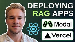 The best way to publish your RAG application (Vercel + Modal)