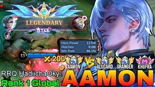 9,100+ Matches Aamon VS Top Tier Enemies - Top 1 Global Aamon by RRQ HadiichaOky.. - Mobile Legends