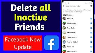 How to Delete Inactive Friends on Facebook in one click | New Update