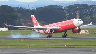 Air Asia X A330-343 | Landing Auckland Airport | 9M-XXJ