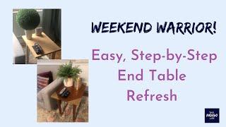 Easy, End Table Refresh | THIS INDIGO LIFE