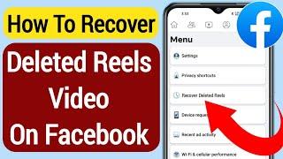 How To Recover Deleted Reels Video on Facebook (2024) | How To Recover Reels Video on Facebook