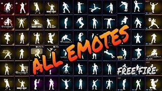 ALL EMOTES IN FREE FIRE || FREE FIRE ALL EMOTES || ALL EMOTES IN FREE FIRE || FREE FIRE EMOTE