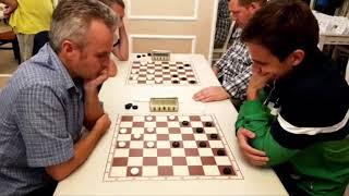 Tsinman - Norkus. World Draughts-64 Championship 2019 (rapid)