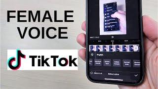 How to Put Female Voice on TikTok Videos (TEXT TO SPEECH)