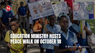 Education Ministry hosts peace walk on October 18