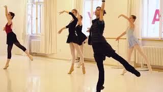 Maria Eichwald in a Ballet class at Prague Ballet Intensive