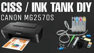How to Install CISS KIT or INK TANK on Canon MG2570s, MG25xx Safely and Easily