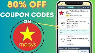 "How to Get Up to 80% Off Macy's Coupon Codes: Ultimate Guide!"