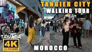 Tangier city walking tour 2024 - Morocco 4k UHD