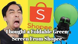 I bought a Foldable Green Screen From Shopee